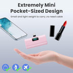 Mini Portable Charger USB C Power Bank, Upgraded 5500mAh PD Fast Charging - Image 3