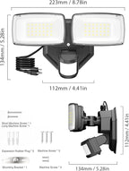 Onforu 32W Plug in Motion Sensor Lights Outdoor, 3200LM Motion Flood Light Dusk - Image 9