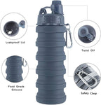 Collapsible Water Bottles 4 PackTravel water bottle Sports Portable Water - Image 3