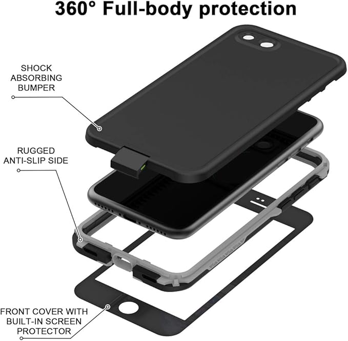 Diverbox for iPhone SE 2020 Waterproof Case iPhone 8 Waterproof Case, - Image 3