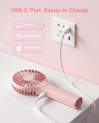 TriPole Portable Handheld Fan Mini Personal Fan 3 Speeds, Powerful Little - Image 5