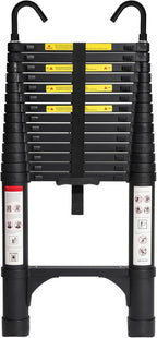BOCOM 14.5 FT Aluminum Telescoping Ladder by BOCOM