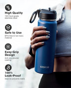Coolflask Water Bottle 24 oz Insulated - Image 3
