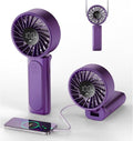 Peiyuu Portable Handheld Fan, USB Rechargeable 180° Foldable Mini Desk Fan by Peiyuu