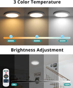 wowatt 4Pcs Battery Operated Ceiling Lights Rechargeable Motion Sensor Light - Image 6
