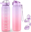 SLUXKE Stainless Steel Insulated Water Bottles 17oz by SLUXKE