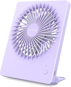 Zuvas Desk Fan Battery Operated Fan Rechargeable 180°Tilt Folding Personal Fan by Zuvas