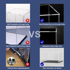 SVENJBB Book Cover Display Case, 14.5x11x4 Inch Acrylic Box - Image 6