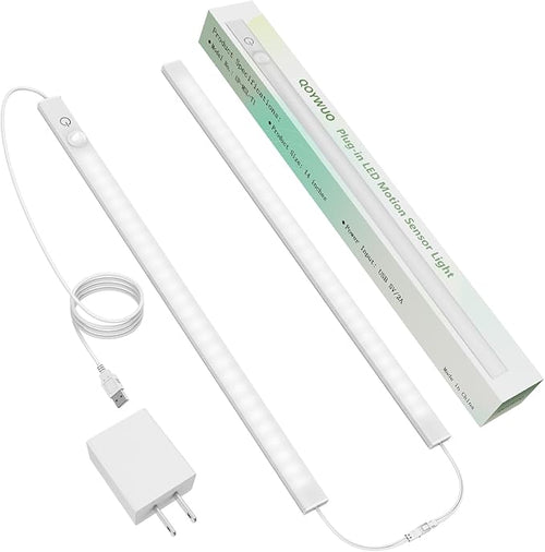 14" Slim USB Plug-in LED Motion Sensor Light Indoor, Bright & Dimmable Under by GreatLightingforGreatLife