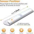KULED 10-led Motion Auto Sensing LED Light, Battery Powered DIY Stick-on Under - Image 4