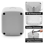 Nineleaf Waterproof Junction Box, IP66 Weatherproof Electrical Project Boxes - Image 5