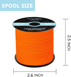 Paracord 240lb - Diameter 2mm Micro Utility Cord -3 Strand Parachute Spool Cord - Image 2