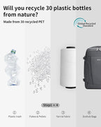 ECOHUB 17'' Travel Backpack, Personal Item Backpack - Image 8