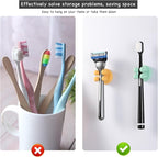 iBetterLife Razor Holder for Shower Hooks – 6Pcs Self Adhesive Wall Mounted - Image 6
