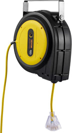 VEVOR 80FT Retractable Extension Cord Reel, 12AWG/3C SJTOW Heavy Duty Power - Image 11