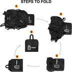 Goloni 45L Hiking Backpack Lightweight Foldable, Waterproof Camping Backpack - Image 5