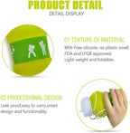 Collapsible Water Bottles with Carabiner Food Grade Sports Water Bottle - Image 3