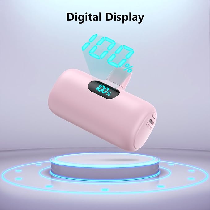 Mini Portable Charger for iPhone, Upgraded 5000mAh PD Fast Charging Battery Pack - Image 5