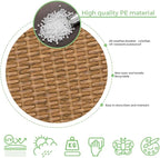 520 Ft Wicker Repair Kit, Plastic Wicker Replacement Material, Faux Rattan - Image 6