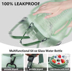 64oz Foldable Silicone Water Bottle - Image 6