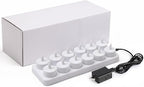 WoneNice Rechargeable Tea Lights Flickering Flameless Candles - Image 7