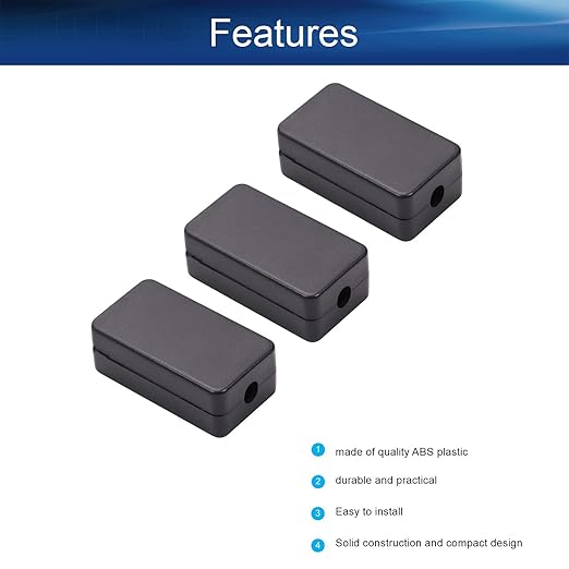 Auniwaig 10Pcs Electronic Project Junction Box Enclosure Plastic Arduino Case - Image 3
