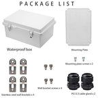 Outdoor Waterproof Electrical Box Junction Box Weatherproof IP67 ABS Plastic - Image 4