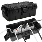 Outdoor Electrical Box Waterproof, OUTDSPLY Medium Outdoor Electrical Box w/ 6 by OUTDSPLY