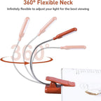 VAVOFO Rechargeable Book Light for Reading in Bed Kids, 7 LED Reading Light - Image 7
