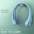 FrSara Neck Fan, Portable Fan Strong Wind, Upgraded 4000mAh, Upgraded Air Volume - Image 6