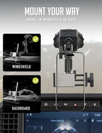 Bracketron HD Phone Dock PRO Dash and Window Metal Clamp Mount, Phone Holder - Image 7
