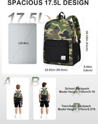 VASCHY Lightweight Backpack for Men, Water Resistant Classic Daypack for Travel - Image 2