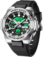 FANMIS Mens Military Multifunction Digital LED Watch Electronic Waterproof - Image 2