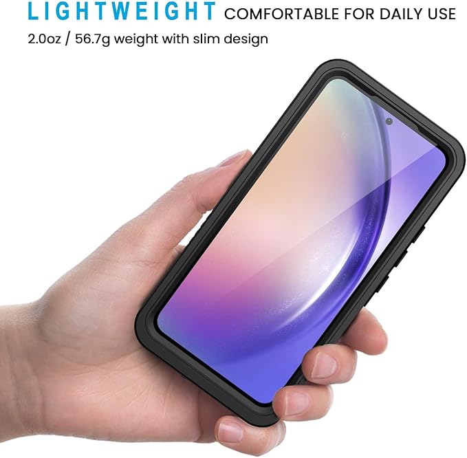 Lanhiem for Samsung Galaxy A54 5G Phone Case, IP68 Waterproof Dustproof - Image 2