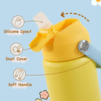 Kerilyn 12oz Kids Water Bottle 2 Pack, Stainless Steel Insulated Water Bottle - Image 3