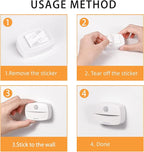 ZISUYU Motion Sensor Light Indoor Led Night Light Stick on Nightlight Battery - Image 7