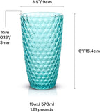 BELLAFORTE Shatterproof Tritan Plastic Tall Tumbler, 19oz - Image 7