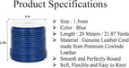 GENIQUE Real/Genuine Round Leather String Cord - Image 3