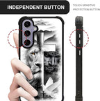 for Samsung Galaxy S24 S25 Case, Lion Cross Jesus Christ Dove Pattern Graphic - Image 6