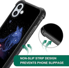 for iPhone 16 Plus Case, Galaxy Fox Wolf Pattern Graphic Design Girl Boy Soft - Image 6