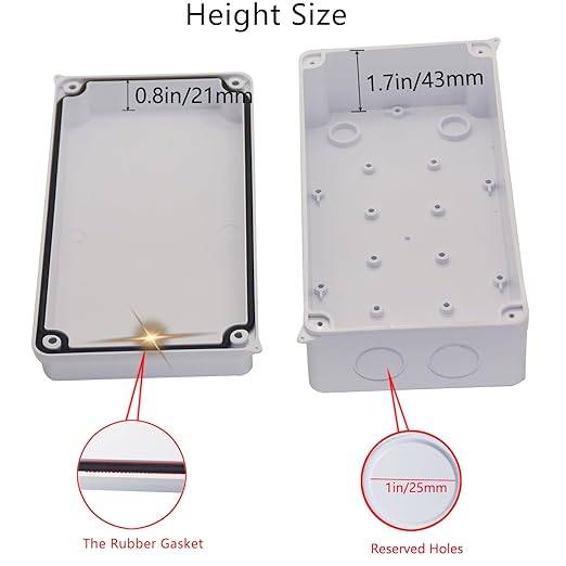 Electrical Box, Outdoor Waterproof Box IP65 Junction Box - Image 4