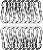 Heavy Duty Spring Snap Hook Carabiners Bulk, 500LB Capacity by GAGBC