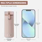5oz Small Water Bottles with Straw, Mini Water Bottle with One-Hand Open Design - Image 2