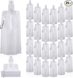 Teenyyou 24 Pack Collapsible Water Bottles Bulk 16oz Foldable Water Bottles by Teenyyou
