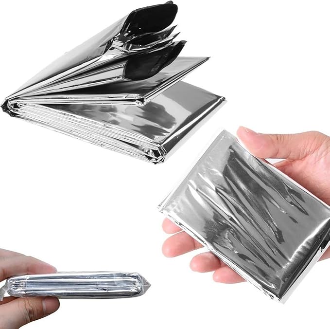 Emergency Foil Thermal Blanket, 210 x 160 cm Emergency shelter Survival - Image 8