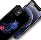 for iPhone 11 Case, Galaxy Fox Wolf Pattern Graphic Design Girl Boy Soft - Image 6