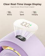 SWEETFULL Baby Stroller Fan - 4000mAh Rechargeable 4-Speed Quiet - Image 5