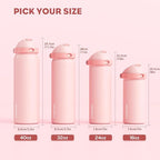 POWCAN 18 oz Insulated Water Bottle: 2-in-1 Push-Button Spout & Quick-Flip - Image 8