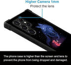 for Samsung Galaxy S22 Ultra Case, Galaxy Fox Wolf Pattern Graphic Design Girl - Image 3