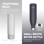WATERSY Stainless Steel water bottles, 17oz/500ml Insulated Water Bottles - Image 4